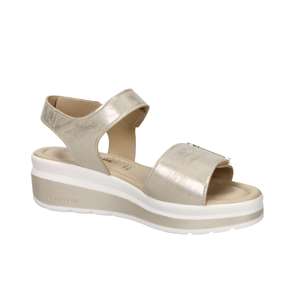 Sandalias de Plataforma para Mujer Valleverde, Color Dorado, Tacón de 39,5 cm, Color Air - Product Image 2