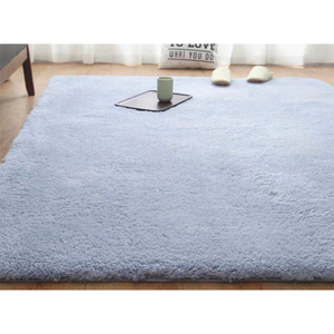 Alfombra Moderna Nórdica Rectangular de Pelo Largo, Fabricada a Máquina en PVC, Extra Gruesa, Antideslizante, para Sala de Estar, Elegante - Product Image 6
