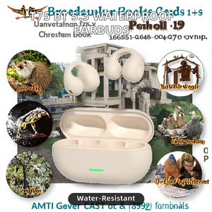 Nuevos Auriculares Inalámbricos BT 5.3 T75 TWS, Resistentes al Agua, Sonido Envolvente 3D Estéreo, Bajos Profundos, Conducción Ósea, Cancelación de Ruido - Product Image 3