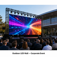 Écran LED de location pour événements, écran de fond de scène pour salles de concert, lieux de mariage, salons professionnels et productions de spectacles