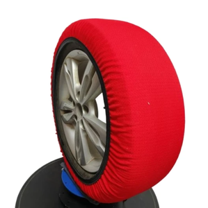 Chaînes à neige textiles haut de gamme pour pneus de voiture, homologuées EN 16662 - Product Image 1