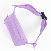 Sac banane personnalisable en polyester style vintage, accessoire décontracté pour la randonnée en extérieur avec fermeture éclair réglable pour femmes et hommes