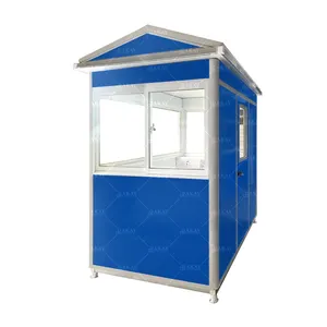 Low Price high quality sentry box mobile container house security guard house cabin prefab sentry box For Clinic