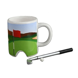 Vente en gros d'usine, tasse à café en céramique à impression bon marché, mug <span class=keywords><strong>de</strong></span> <span class=keywords><strong>golf</strong></span> 300 ml, couleur personnalisée <span class=keywords><strong>de</strong></span> luxe - Product Image 3