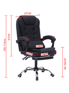 Sedia ECOLeather ergonomica con schienale alto di lusso in stile moderno sedia da ufficio girevole in metallo - Product Image 3