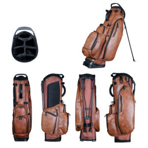 <span class=keywords><strong>Bolsa</strong></span> <span class=keywords><strong>de</strong></span> Golf <span class=keywords><strong>de</strong></span> Piel Sintética PU Vintage Personalizada, Impermeable, Ligera y Duradera, en 4 Colores - Product Image 3