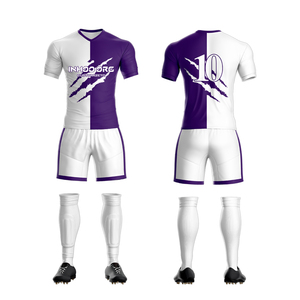 Set di uniformi da calcio con stampa a sublimazione personalizzata diretta in fabbrica Jersey Design personalizzato per la vendita all'ingrosso - Product Image 3