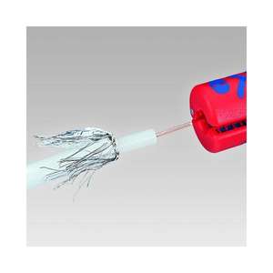 KNIPEX-Outil à dénuder 16 60 100 SB pour câbles coaxiaux Universal - EAN 4003773040811 WIRING TOOLS - Product Image 2