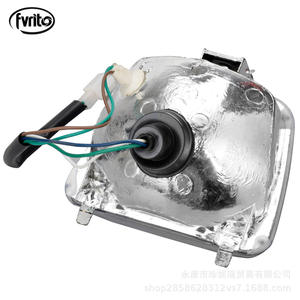 Fvrit Faro delantero para motocicleta todoterreno, bombilla halógena de 12V, iluminación para motocicleta todoterreno de 50-150cc - Product Image 4