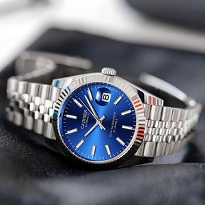 Reloj Mecánico <span class=keywords><strong>Cadisen</strong></span> 8053 para Hombre, Reloj de Negocios Automático con Fecha, Acero, Zafiro, Reloj de Pulsera Masculino 2025, Marca de Lujo - Product Image 3