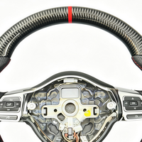 Volant en fibre de carbone fourni par l'usine pour accessoires Volkswagen, compatible avec VW MK6 MK7 Golf 7 Golf 5 6 7 GTI Jetta Passat B8 Polo