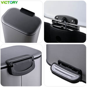 Cubo de Basura de Acero Inoxidable para Cocina con Pedal, 6/8/12/16/20/30L, con Cubo Interior Extraíble para Almacenamiento de Residuos - Product Image 4