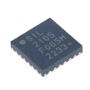Nouvelle puce IC de contrôleur USB vers UART CP2105-F01-GMR d'origine, impression soyeuse SIL2105, QFN24 - Product Image 1