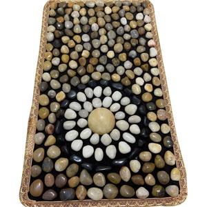 Tapete de Massagem para Pés com Pedras Naturais Aplicação de Raspa para Pressão em Pontos de Acupuntura Tapete de <span class=keywords><strong>Pedicure</strong></span> - Product Image 1