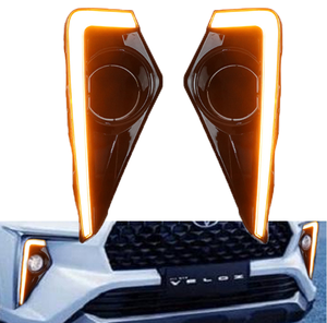 HSD-230001 Autopartes Luz Diurna LED DRL con Intermitentes Secuenciales Compatible con <span class=keywords><strong>Toyota</strong></span> Avanza Velzo 2021 2022 <span class=keywords><strong>2023</strong></span> - Product Image 2