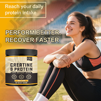 Créatine monohydrate en poudre de marque privée JBY, complément protéiné pour la construction musculaire, amélioration des performances, adulte