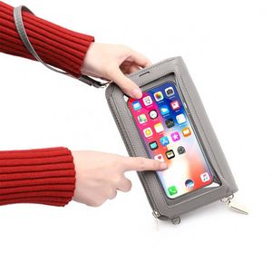 Carteras para Teléfono Móvil para Mujer, Nueva Cartera con Pantalla Táctil y Cadena Larga Decorativa para Chicas y Mujeres - Product Image 1