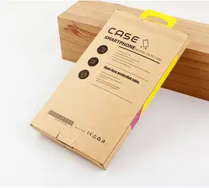 BSCI 중국어 공장 공급 사용자 정의 디자인 빈 상자 휴대 전화 케이스 포장 상자 후크