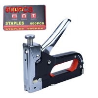 Outils multifonctionnels durables 3 en 1, manuels, robustes et 600 agrafes pour le rembourrage, le matériel de fixation, la menuiserie.
