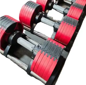 Fast twist adjustable dumbbell customized cast iron dumbbells home exercise gym equipment adjustable dumbbells