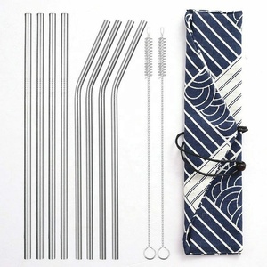 Accesorios <span class=keywords><strong>de</strong></span> <span class=keywords><strong>Bar</strong></span>, Pajita Reutilizable Retráctil <span class=keywords><strong>de</strong></span> Acero Inoxidable 304 Dorada Personalizada, Ecológica - Product Image 6