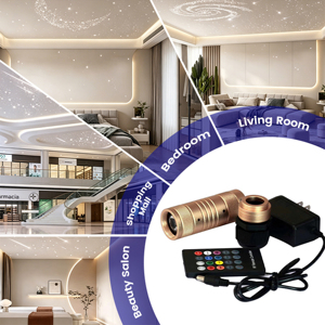 Panneau <span class=keywords><strong>de</strong></span> plafond étoilé en fibre optique ignifuge sur mesure, <span class=keywords><strong>prix</strong></span> usine OEM/ODM professionnel, pour villa, KTV, salon, chambre à coucher - Product Image 6