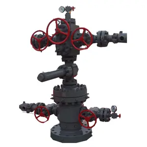 API 6A wellhead equipment Christmas tree with valve and manifold for oil drilling