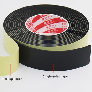 Ruban adhésif simple face noir en mousse EVA, <span class=keywords><strong>bande</strong></span> d'étanchéité pour fenêtre et porte - Product Image 5