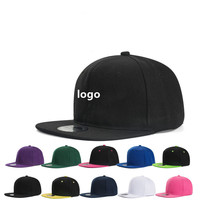 Gorra de Béisbol Moderna con Visera Plana y Cierre a Presión, con Logotipo Bordado en 3D Personalizado, Correa de Plástico Ajustable para Ropa Urbana Hip Hop