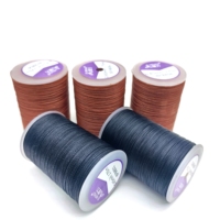 Fil ciré en polyester et nylon de 1 mm pour chaussures en cuir et perlage, vente en gros