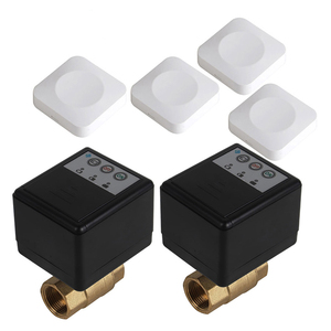 Tuya Wifi <strong>Water</strong> Leak <strong>Detector</strong> 2pc Solenoid Valves DN25 (1Inch ) with 4pc <strong>Water</strong> Sensor for Smart Home <strong>Water</strong> Leakage protection - Product Image 1