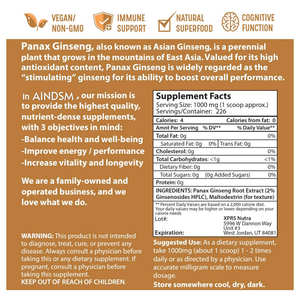 Polvo de Extracto de Raíz de Ginseng Panax de Tamaño Personalizado, Polvo de Ginseng Rojo Orgánico, Apoyo Inmunológico y Mejora de la Función Cerebral - Product Image 2