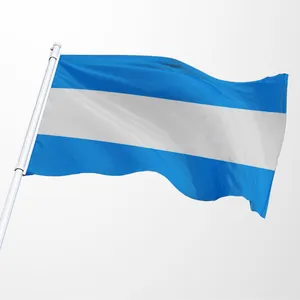 Produit promotionnel, vente en gros, personnalisé, pas cher, 3x5 pieds, 100% Polyester, impression d'écran, personnalisé, drapeau nautique argentin (sans joint) - Product Image 1