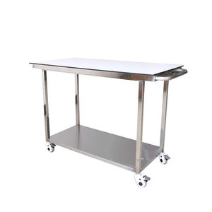 LIZE hewan peliharaan darurat mobile stainless steel ambulans akrilik tandu kereta dokter hewan peliharaan fluorosopy meja penyelamatan transportasi - Product Image 1