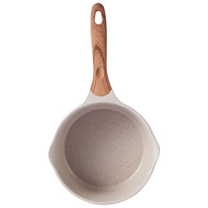 รูปแบบใหม่ตายหล่ออลูมิเนียมห้องครัวหินอ่อนและหินแกรนิตไม่ติดเคลือบหม้อและชุดกระทะ - Product Image 6