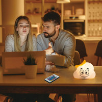 Veilleuse créative en forme de panda de dessin animé pour enfants, lampe nuage LED portable pour bébé, rechargeable par USB, tactile, mignonne, en silicone, à intensité variable pour chambre à coucher