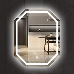 Miroir-<span class=keywords><strong>Espejo</strong></span> de pared inteligente con luz led para <span class=keywords><strong>baño</strong></span>, tocador de maquillaje usado, decorativo, moderno, personalizado, 50x70cm - Product Image 1