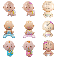 Ballon en film d'aluminium durable Nicro pour garçon et fille, ballon espagnol pour poussette, biberon, fête prénatale, révélation du sexe, décorations de fête