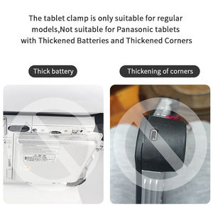 High Performance Luxury Multi Angle Rugged Plastic <b>Tablet</b> <b>Stand</b> Holder Industrial - Product Image 6