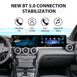 ZWNAVデュアル12.3インチAndroid 14オーディオカーラジオスクリーンメルセデスベンツCクラスGLC 2019-2020ワイヤレスカープレイオート4Gラジオ - Product Image 5