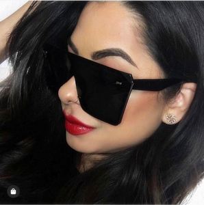 Gafas de Sol de Lente Única con Marco Cuadrado Grande, Coloridas, Vintage, UV400, con Logotipo Personalizado, Novedades para Mujer - Product Image 4