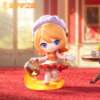 Оригинальный набор POP MART TFT Little Heroes Series, 12 шт., мини-фигурки в слепых коробках, настольное украшение, коллекционный подарок