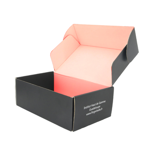 Cajas de Embalaje para Bebidas Personalizadas, Cartón Corrugado, Materiales Reciclados, Impresión en Lámina Dorada, Estampado en Caliente UV, Asa para Logotipo Personalizado - Product Image 1