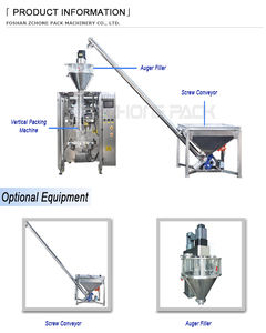 Un süt tozu <span class=keywords><strong>Protein</strong></span> tozu otomatik kantitatif tartı rulo Film çanta yapma dikey paketleme makinesi - Product Image 3