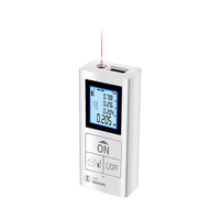 Télémètre laser industriel portable mini transfrontalier avec conception étanche, précision de 1,5 mm, batterie AAA rechargeable