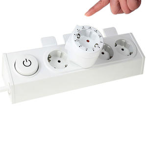 2023 4 yollu çoklu güç şeridi evrensel dişi uçlu uzatma kablosu ve fiş - Product Image 4