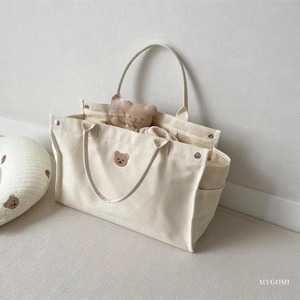 Bolsa de Mano Multifuncional de Lona, Bolso de Mano para Salir, a la Moda, de Gran Capacidad, para Mamá y Bebé - Product Image 5