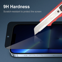 Protection d'écran en verre trempé anti-espion HD 9H à toucher lisse pour iPhone 18 Pro, 17, 16, 15 Pro Max – Vente en gros