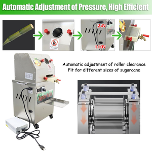 Máquina extractora de jugo de caña de azúcar con interruptor de control de dirección para funcionamiento en sentido horario y antihorario - Product Image 1