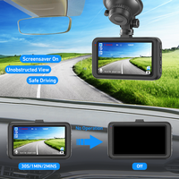 Caméra embarquée double objectif FHD 1080P 170° à succès commercial °   Enregistreur grand angle avec capteur G, garantie 1 an